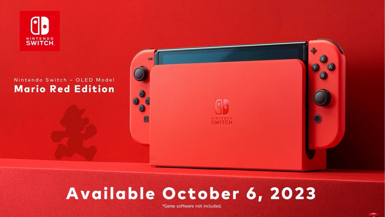 Voici la Nintendo Switch OLED édition Mario (rouge) - Image : Nintendo