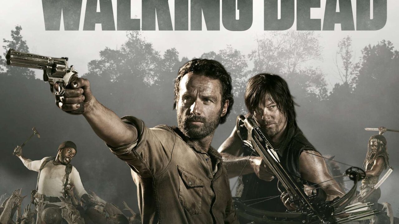 Image promotionnelle de la saison 4 de la série The Walking Dead
