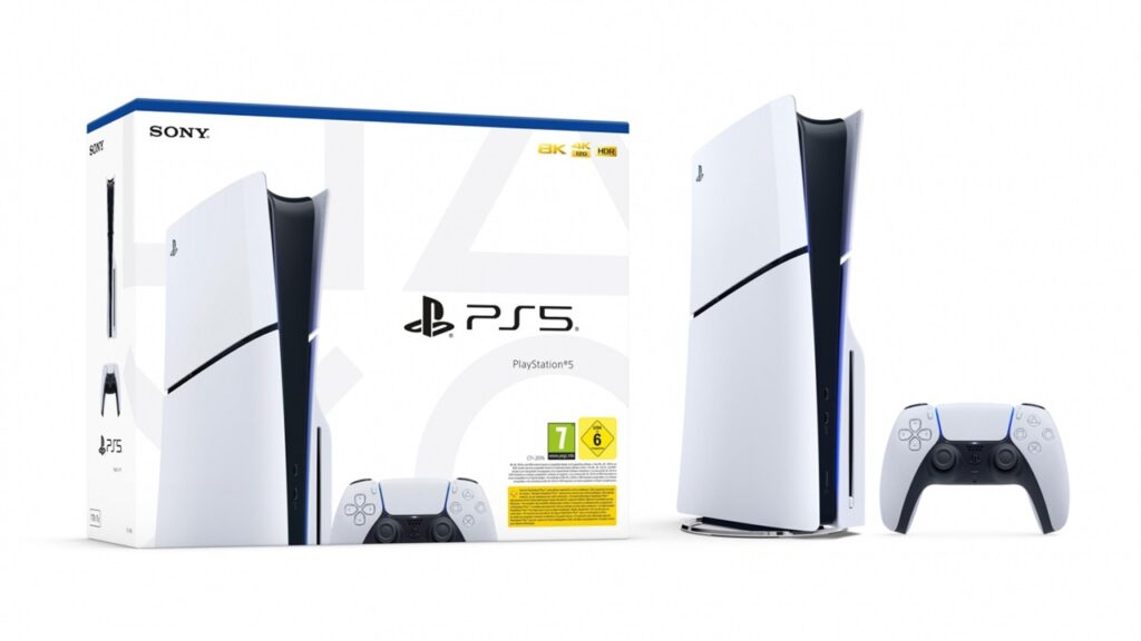 Image promotionnelle de la console PS5 Slim
