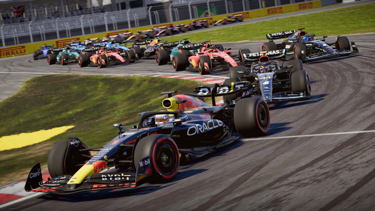 Capture d'écran du jeu EA Sports F1 23.