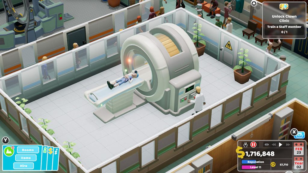 image de gameplay du jeu vidéo Two Point Hospital