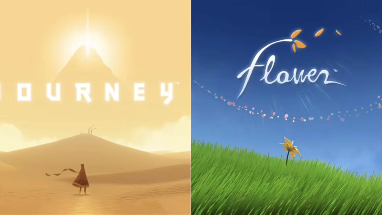 Écrans titres de Journey + Flower